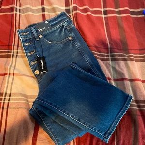 Express Slim Super High Rise Jeans